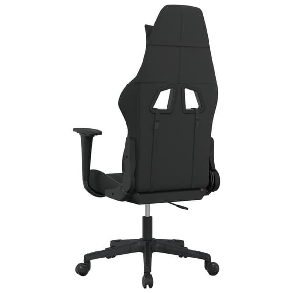 vidaXL gamingstol svart och ljusgrå tyg Grå