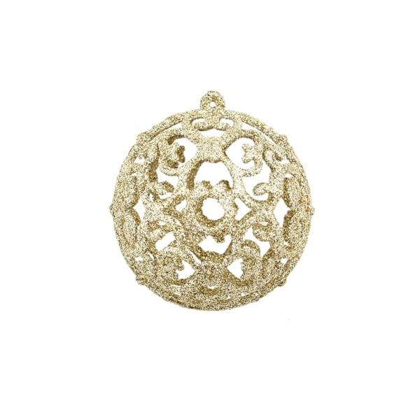 vidaXL Julgranskulor 100 delar set 3/4/6 cm guld Guld
