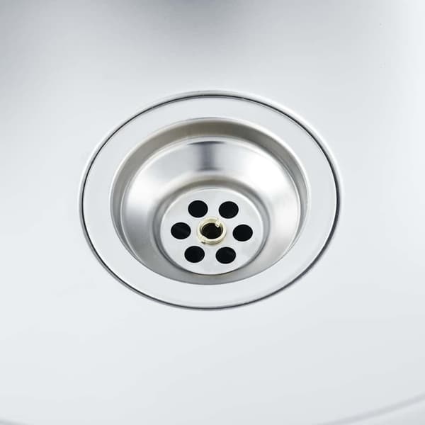 vidaXL Dubbla diskhoar silver 800x500x155 mm rostfritt stål Silver