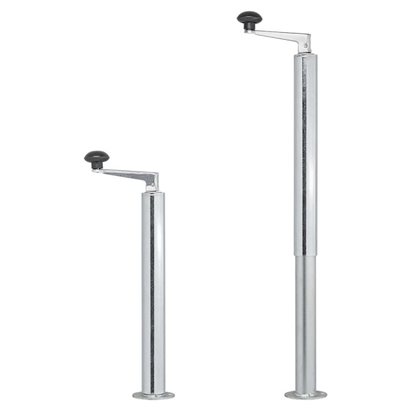 ProPlus Justerbart Släpställ D48 mm 40-65 cm 341517 Svart