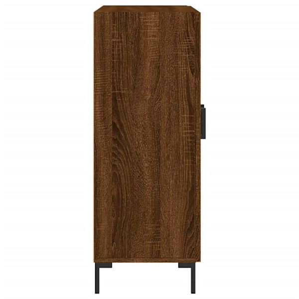 vidaXL Skänk brun ek 69,5x34x90 cm konstruerat trä Brun
