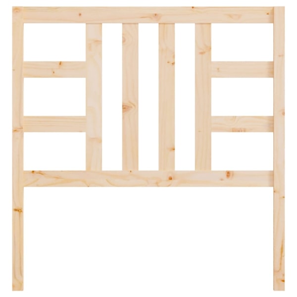 vidaXL Sänggavel 106x4x100 cm massiv furu Brun