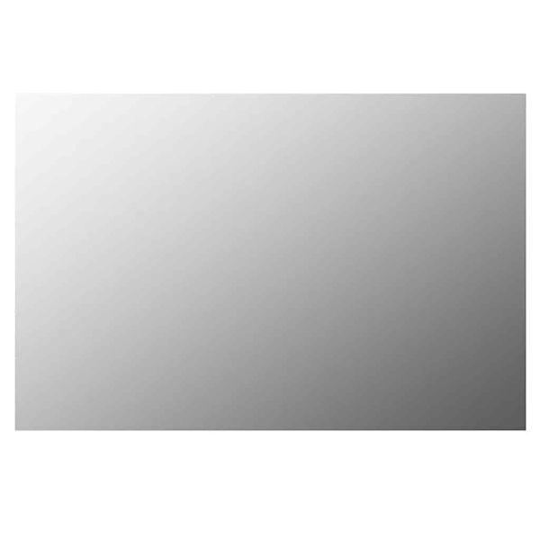 vidaXL Väggspegel med LED-belysning Rektangulärt Silver