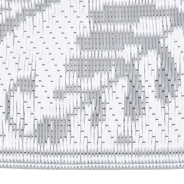 vidaXL Utomhusmatta ARAKIL ljusgrå 140x200 cm PP grå