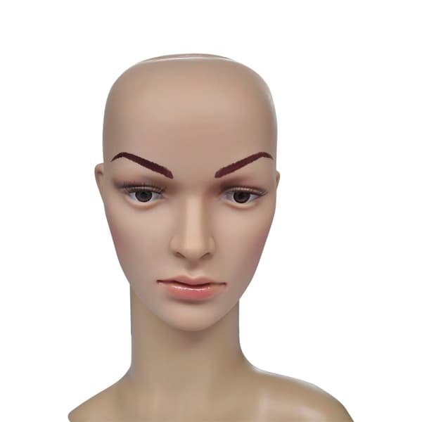vidaXL Skylthuvud dam A Beige