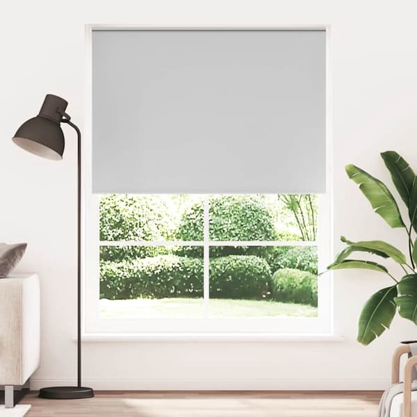 vidaXL Rullgardin grå 160 x 230 cm mörkläggande grå