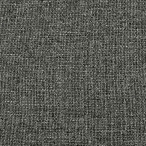 vidaXL Bänk mörkgrå 70x30x30 cm tyg Grå