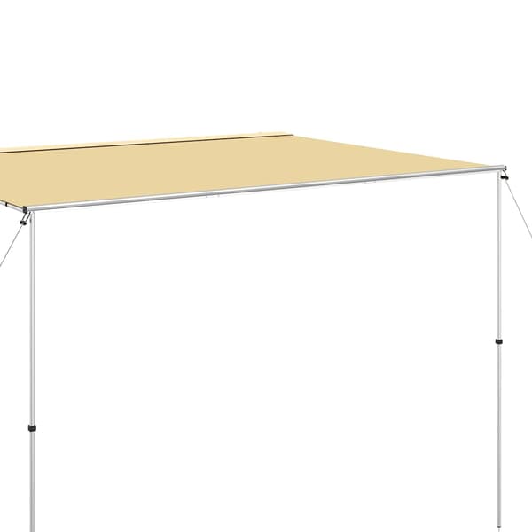 vidaXL Husvagnsmarkis 4x3x2,15 m beige Beige