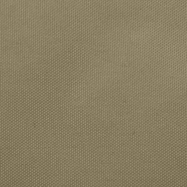 vidaXL Solsegel oxfordtyg trapets 3/5x4 m beige Beige