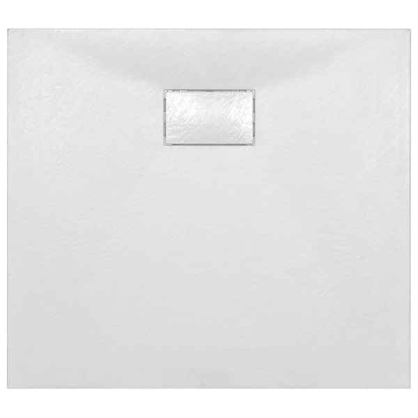 vidaXL Duschkar SMC vit 90x80 cm Vit