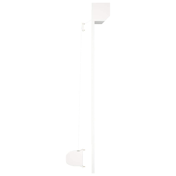 vidaXL Rulljalusi aluminium 110x130 cm vit Vit