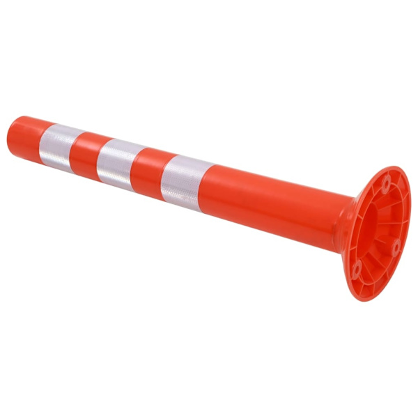 vidaXL Trafikpollare 2 st plast 75 cm