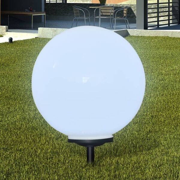 vidaXL Utelampa LED solpanel 50cm 1-pack Vit