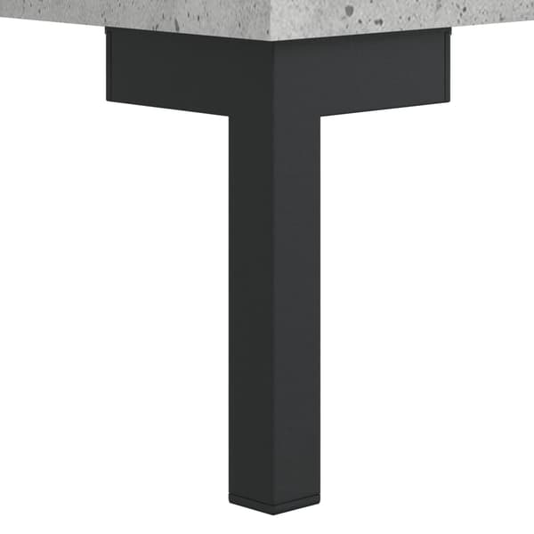vidaXL Skänk betonggrå 69,5x34x90 cm konstruerat trä Grå