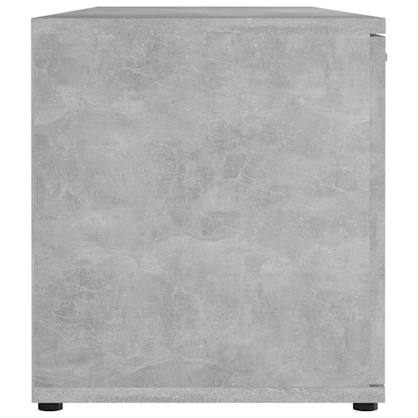 vidaXL Tv-bänk betonggrå 120x34x37 cm konstruerat trä grå