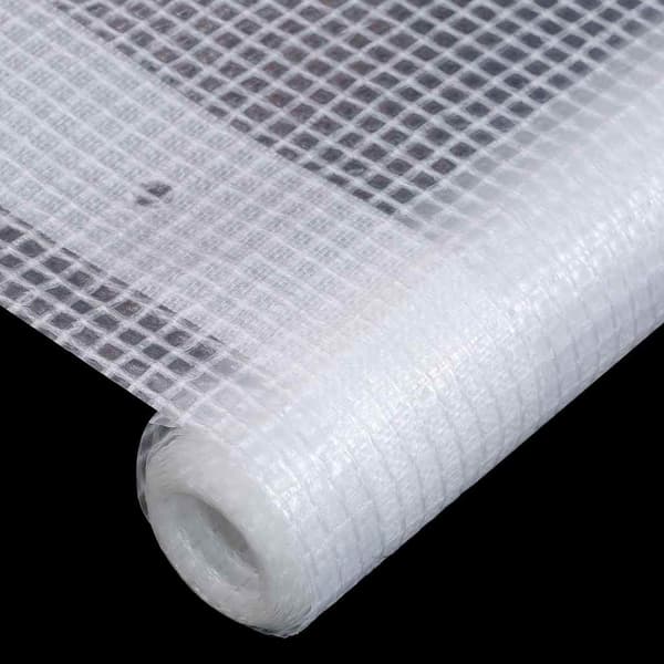 vidaXL Leno presenning 2 st 260 g/m² 4x10 m vit Vit