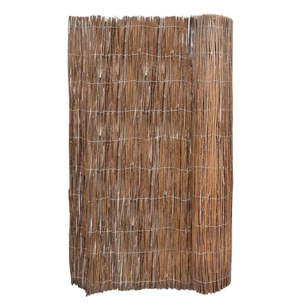vidaXL Pilstaket 5x1 m Brun