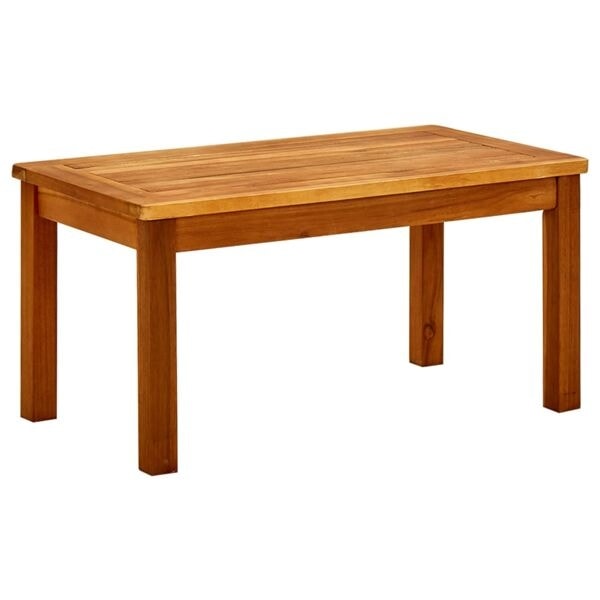 vidaXL Trädgårdsbord 70x40x36 cm massivt akaciaträ Brun