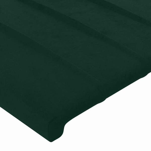 vidaXL Sänggavel grön 100x5x78/88 cm sammet Grön