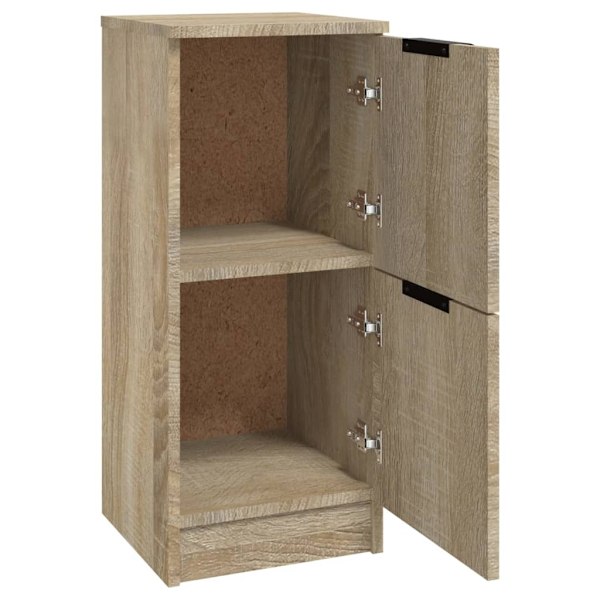 vidaXL Skänkar 2 st sonoma-ek 30x30x70 cm konstruerat trä Brun