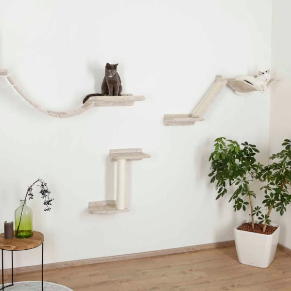 Kerbl Klättervägg för katter Mount Everest trä beige Beige