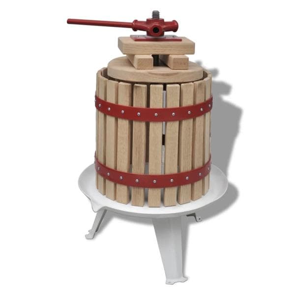 vidaXL Frukt- och vinpress 12 L