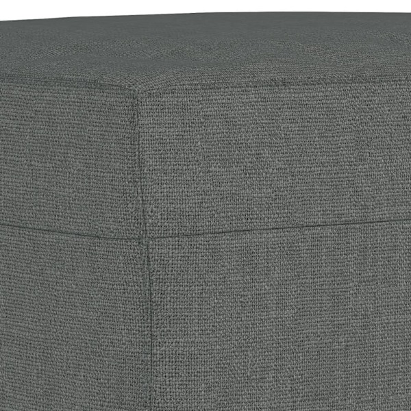 vidaXL Fotpall mörkgrå 70x55x41 cm tyg Grå
