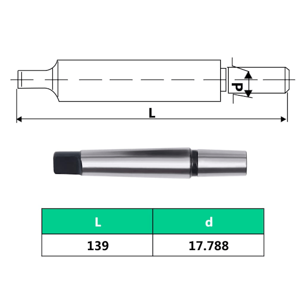 vidaXL Snabbchuck MT2-B18 med 16 mm spännvidd