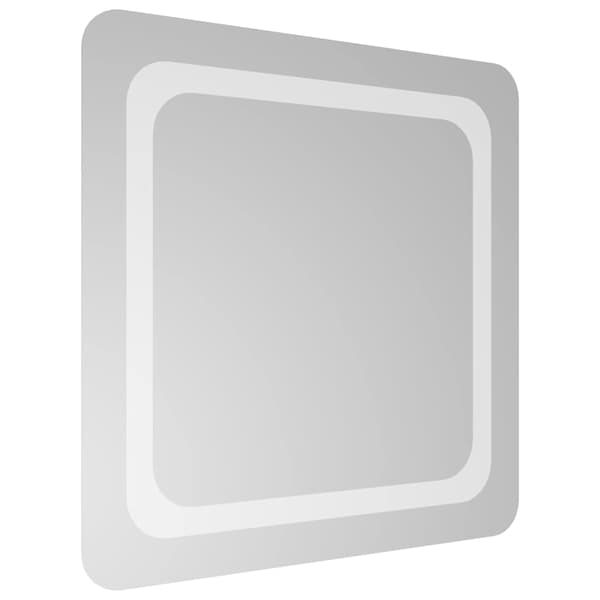 vidaXL Badrumsspegel LED 50x50 cm Transparent