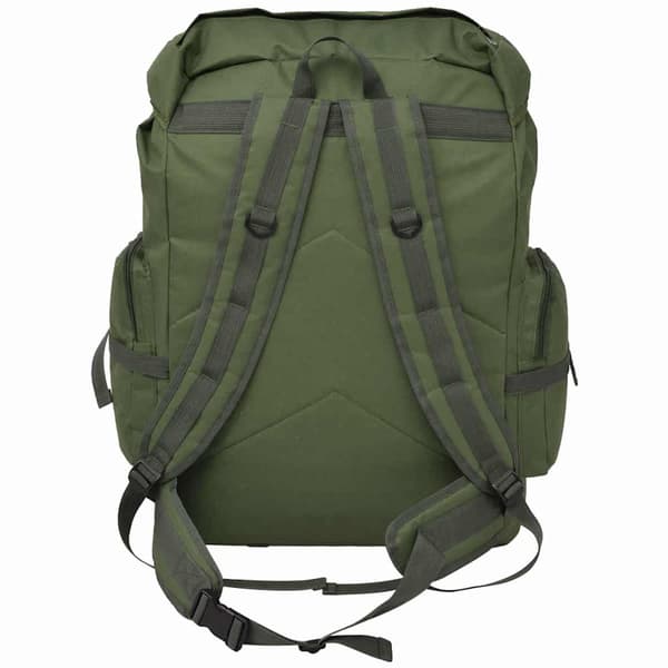vidaXL Arméryggsäck 65 L grön Grön