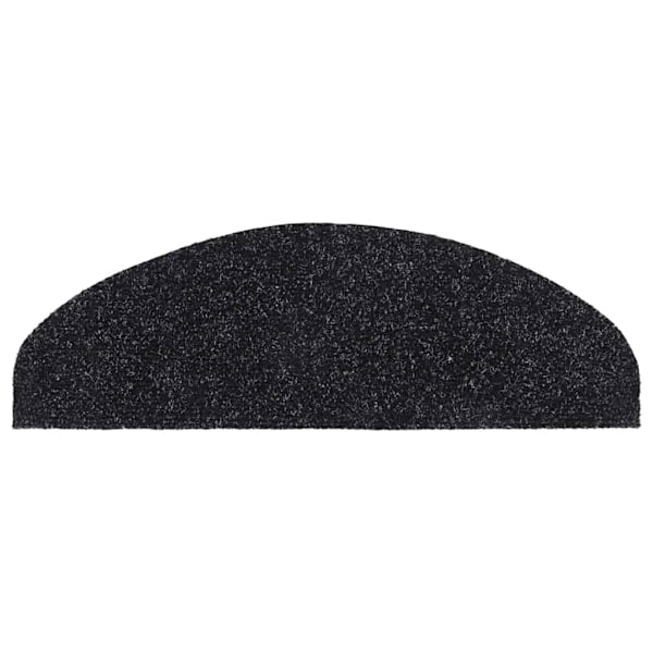 vidaXL Trappstegsmattor självhäftande 5 st svart 65x21x4 cm brodyr Svart