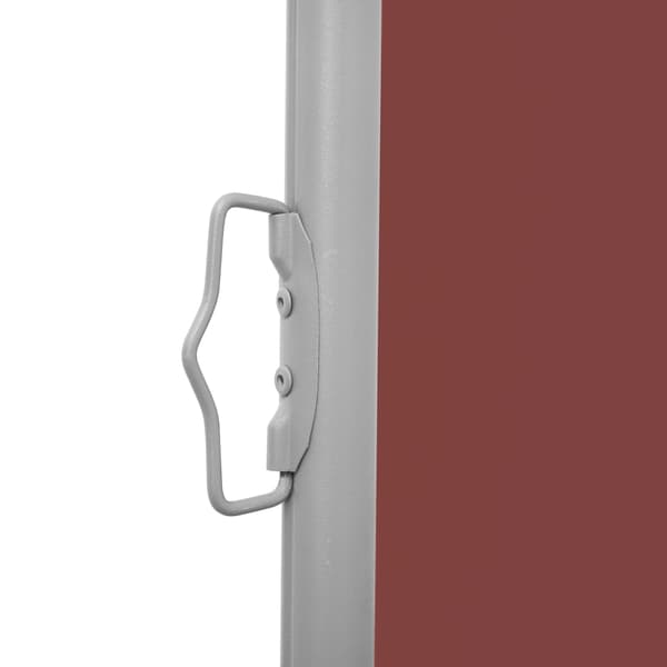 vidaXL Infällbar sidomarkis brun 100x600 cm Brun