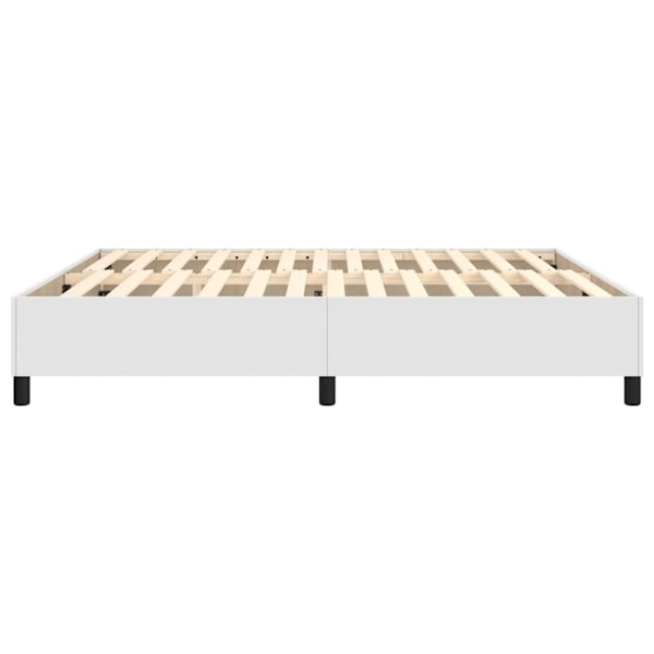 vidaXL Sängram vit 180x200 cm konstläder Vit