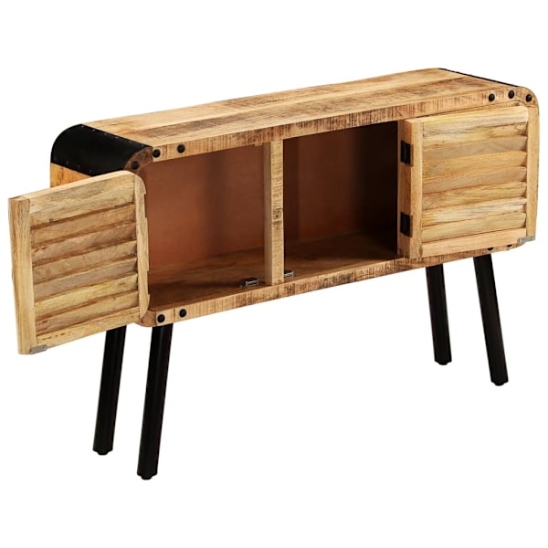 vidaXL Skänk massivt mangoträ 120x30x76 cm Brun
