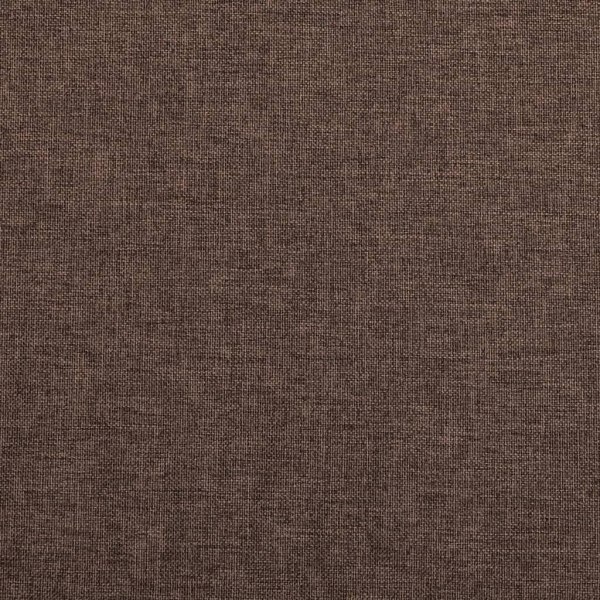 vidaXL Mörkläggningsgardin med krokar linnelook 2 st taupe 140x175 cm Taupe