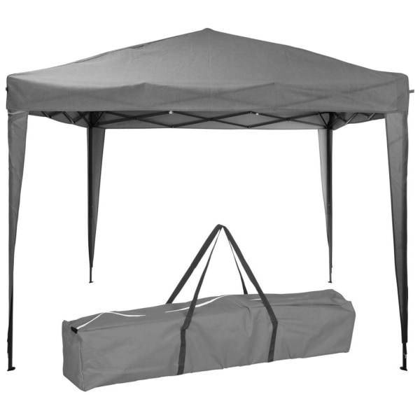 ProGarden Partytält Easy-Up 300x300x245 cm grå grå