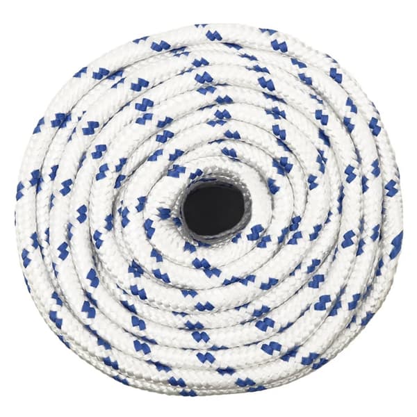 vidaXL Båtlina vit 14 mm 25 m polypropylen