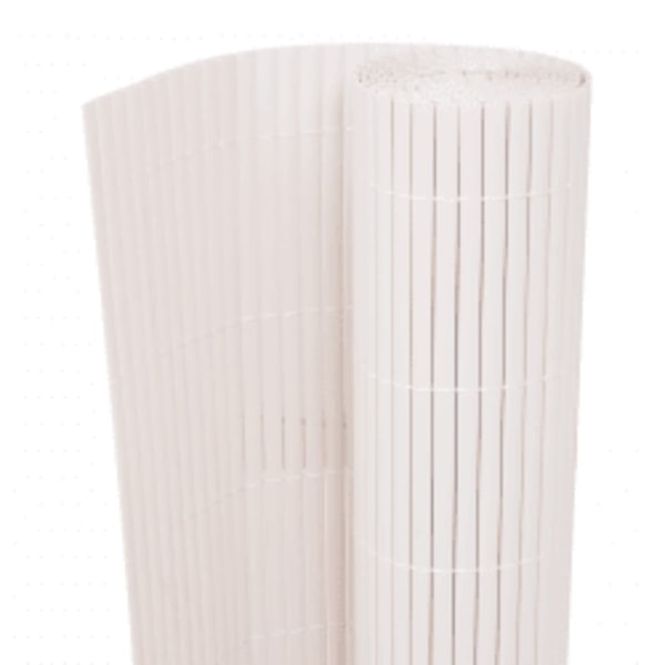 vidaXL Insynsskydd 110x400 cm vit Vit