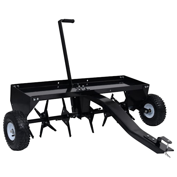 vidaXL Vertikalskärare för åkgräsklippare 102 cm Svart