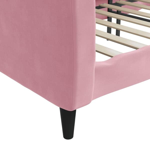 vidaXL Dagbädd rosa 80x200 cm sammet Rosa