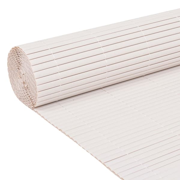 vidaXL Insynsskydd 90x300 cm vit Vit