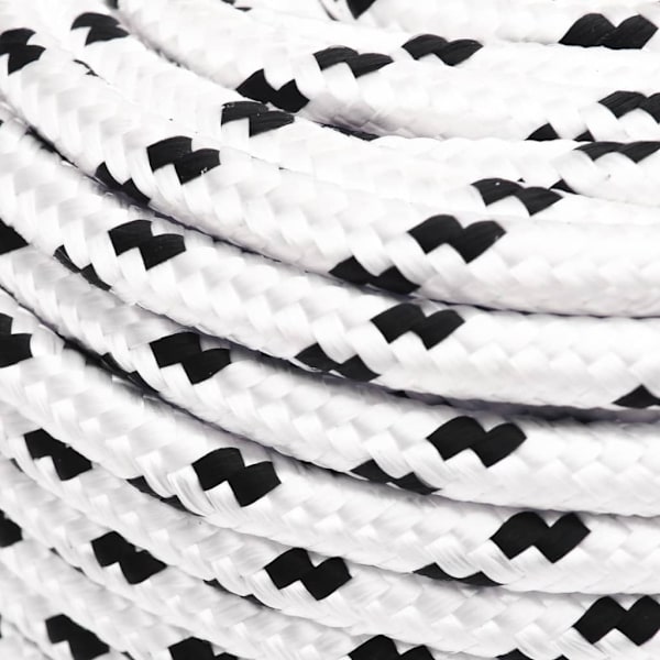 vidaXL Rep vit 10 mm 100 m polyester Vit