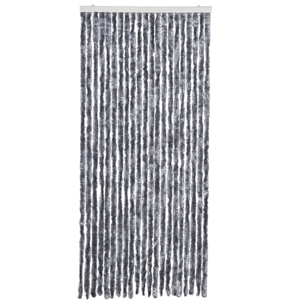 vidaXL Insektsdraperi silver 90x220 cm chenille Silver