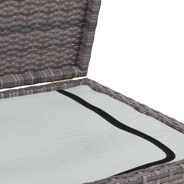 vidaXL Dynbox grå 120x50x60 cm konstrotting grå