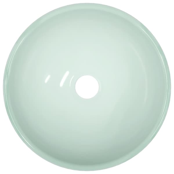 vidaXL Handfat härdat glas 30x12 cm vit Vit