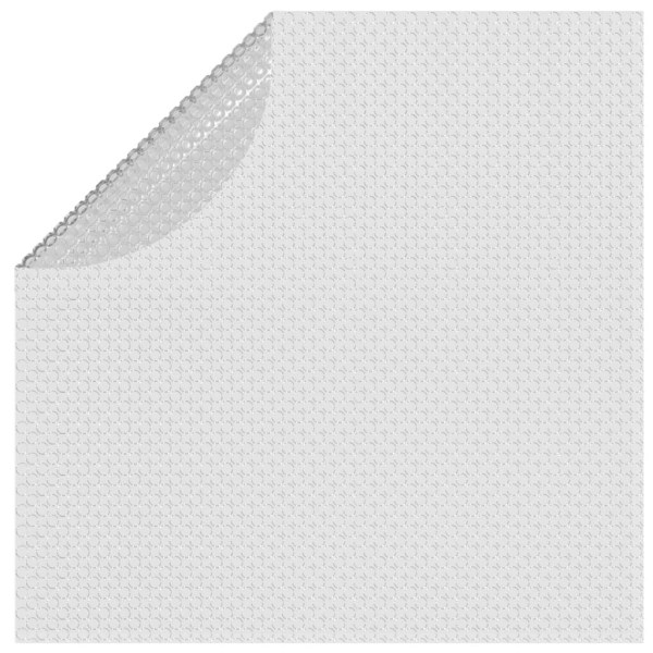 vidaXL Värmeduk för pool PE 381 cm grå grå