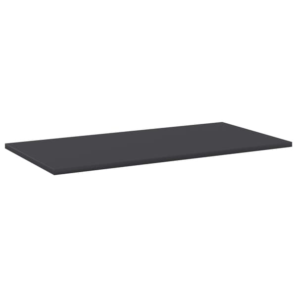 vidaXL Hyllplan 8 st grå 80x40x1,5 cm konstruerat trä grå