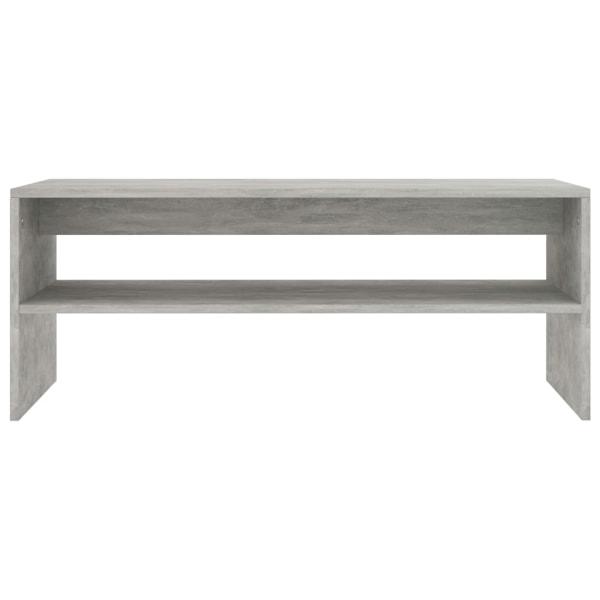 vidaXL Soffbord betonggrå 100x40x40 cm konstruerat trä grå