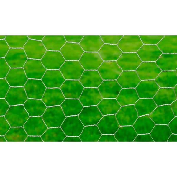 vidaXL Hönsnät galvaniserat stål 25x1 m silver Silver
