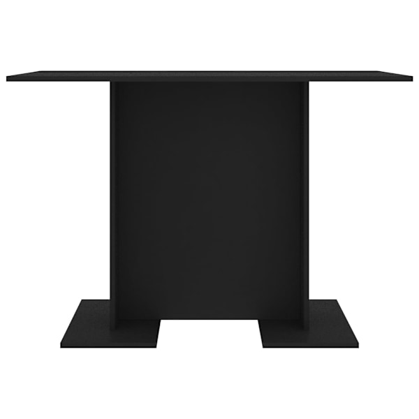 vidaXL Matbord svart 110x60x75 cm konstruerat trä Svart